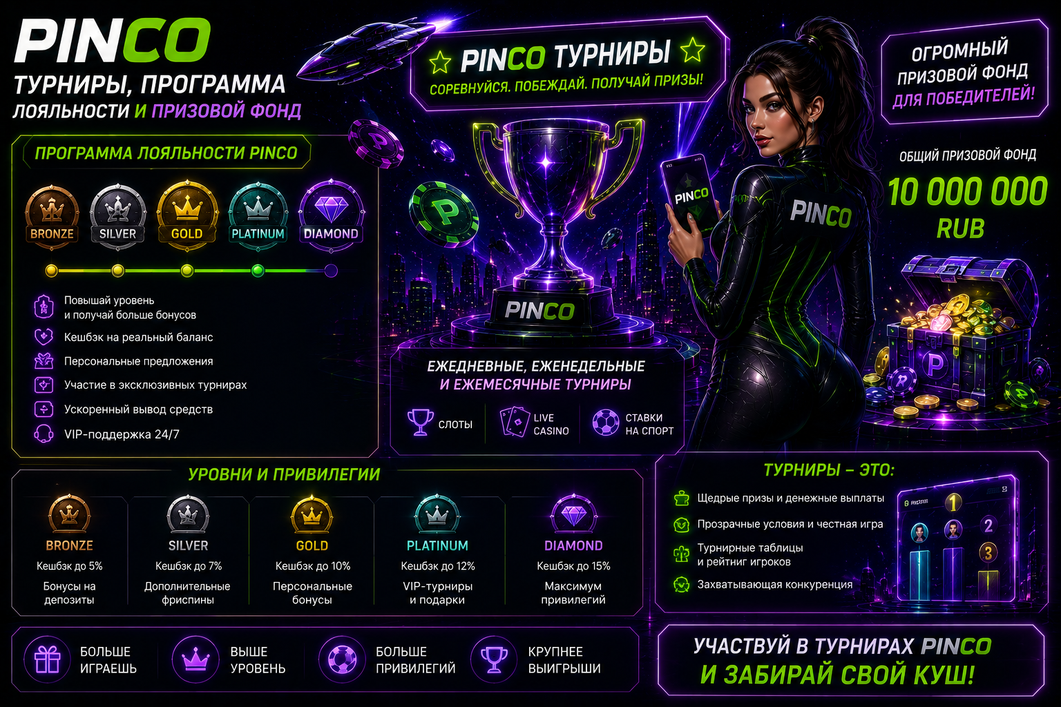 Пинко казино турниры